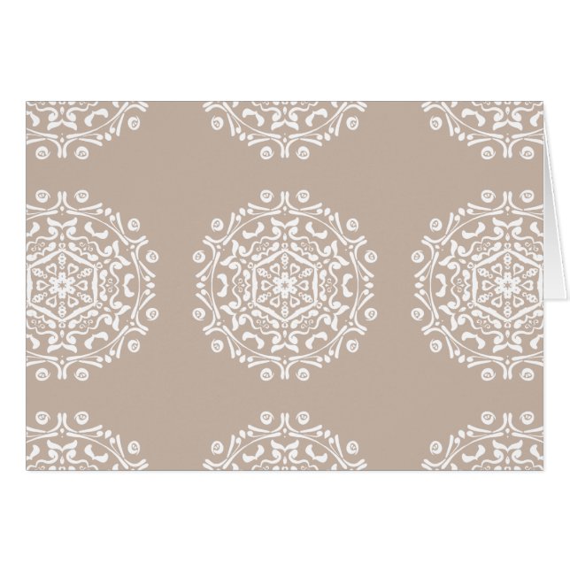 Mandala en laine (Devant horizontal)