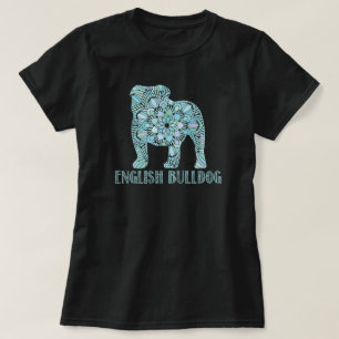 Mandala English Bulldog T-shirt