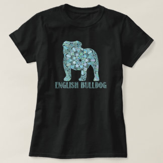 Mandala English Bulldog T-shirt