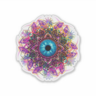 Mandala Eye of the Beholder - Autocollant
