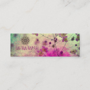 Mandala Fleur sauvage Carte de profil féminine