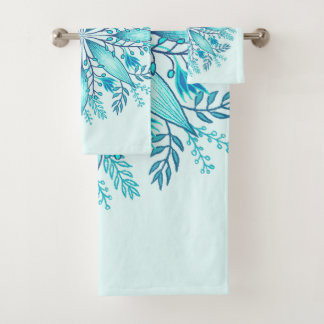 Mandala floral - Flocon de neige bohème bleu turqu