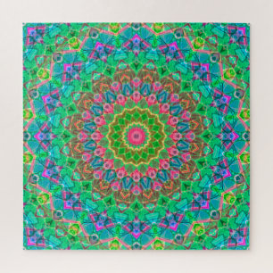 Mandala géométrique G18 de puzzle