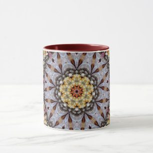 Mandala Géométrique Rosette Rétro Hippie Mug