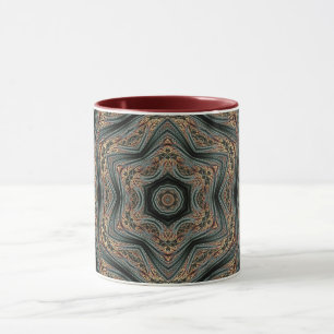Mandala Géométrique Rosette Rétro Hippie Mug