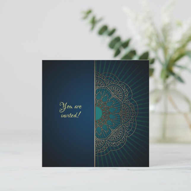 Mandala - Invitation, Invitation (Debout devant)
