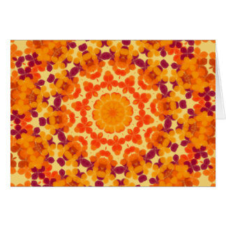 Mandala lumineux de fleurs