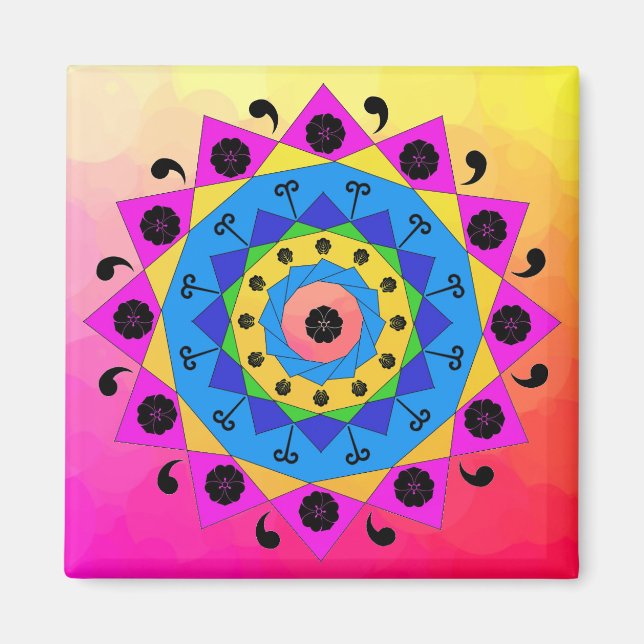 Mandala Magnet (Devant)