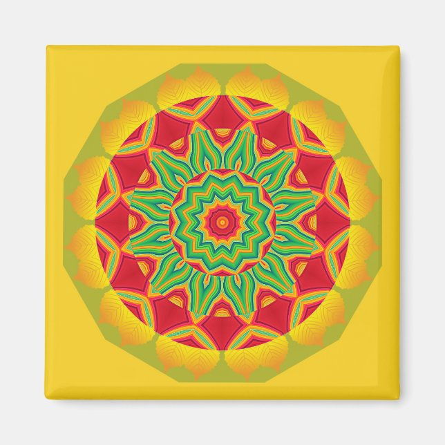 Mandala Magnet (Devant)