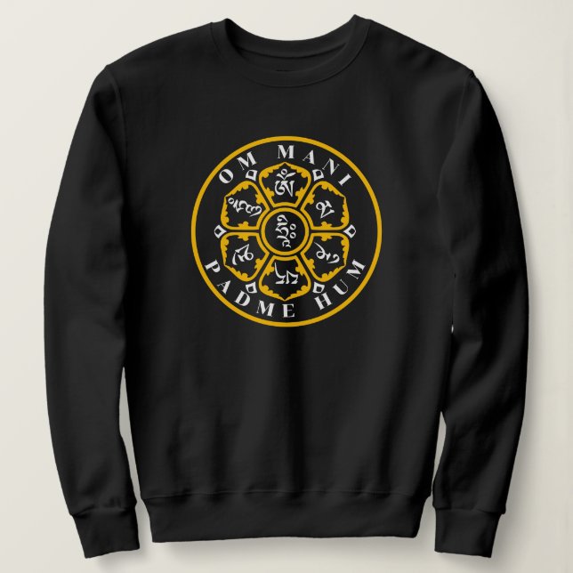 Mandala Mantra Sweatshirt (Design devant)