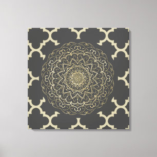 Mandala marocain - Toile enveloppée