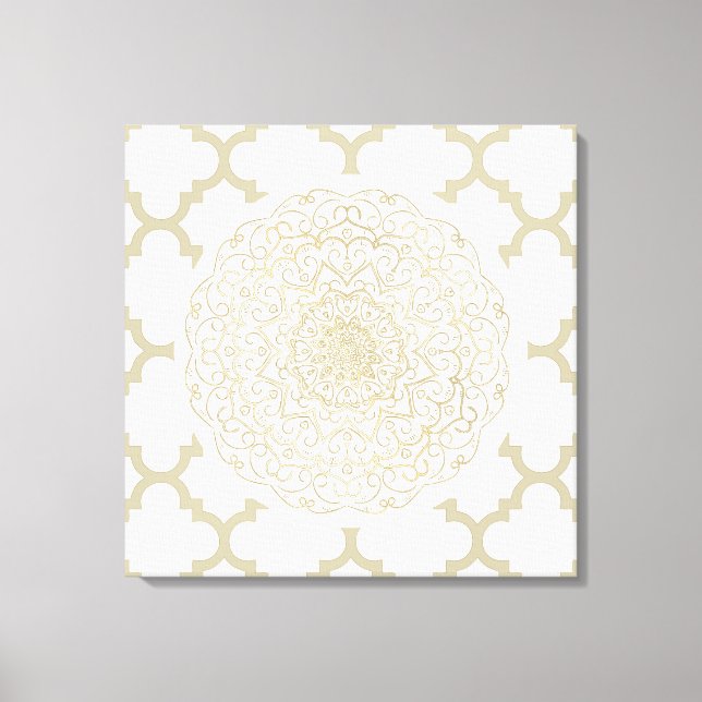 Mandala marocain - Toile enveloppée (Recto)