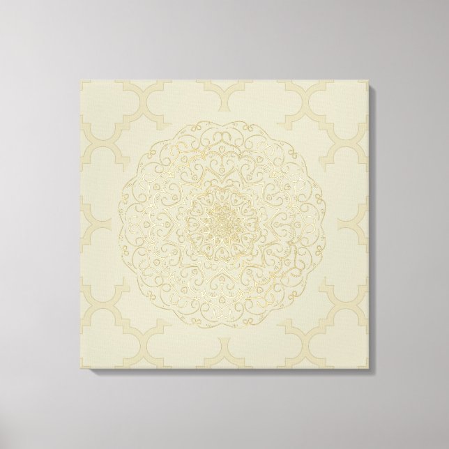 Mandala marocain - Toile enveloppée (Recto)