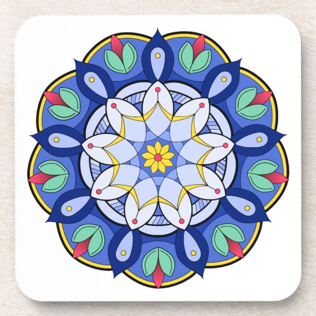Mandala Motif 01 Dessous de verre (Devant)