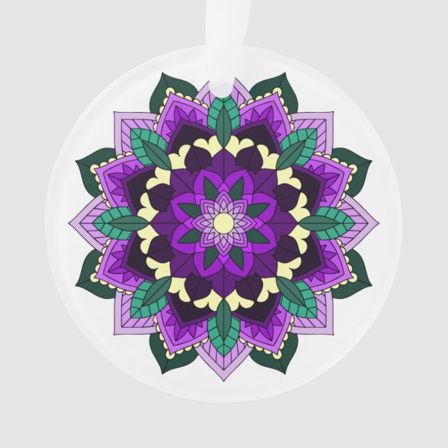Mandala Motif 02 en violet (devant)