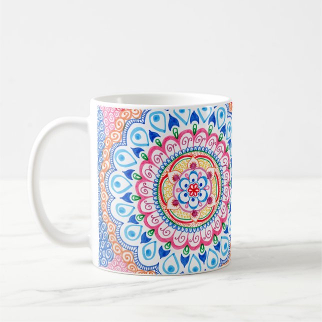 Mandala motif Mug (Gauche)