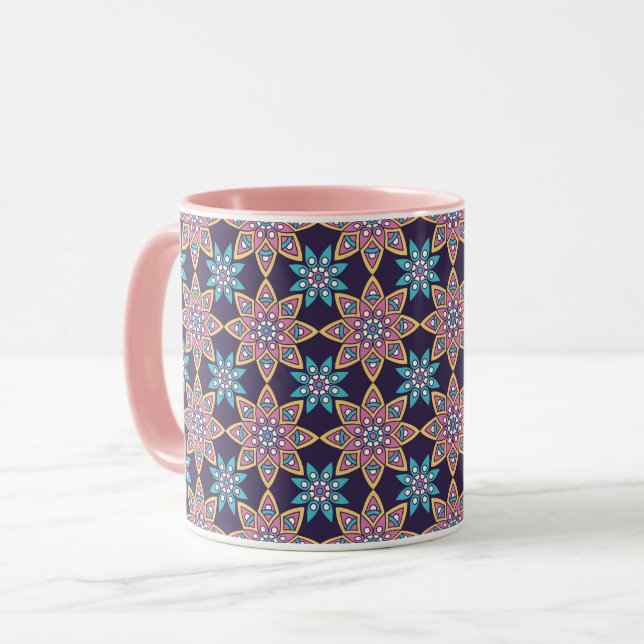 Mandala Motif Mug (Devant gauche)