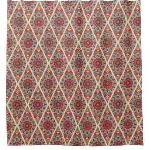 Mandala Motif rideau de douche