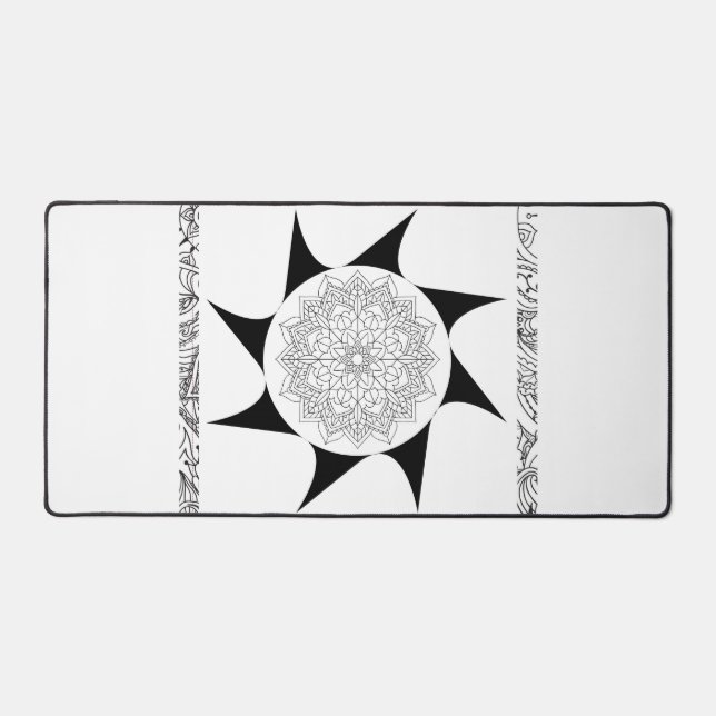Mandala noir et blanc (Recto)
