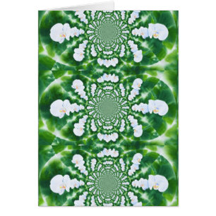 Mandala Orchidée blanche