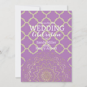 Mandala Oriental - Carte Faire-part de mariage