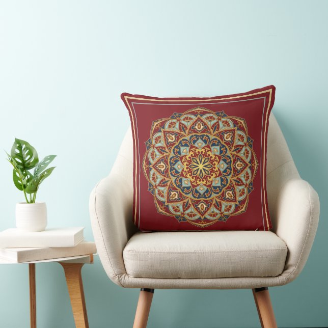 Mandala oriental - Coussin (Chaise)