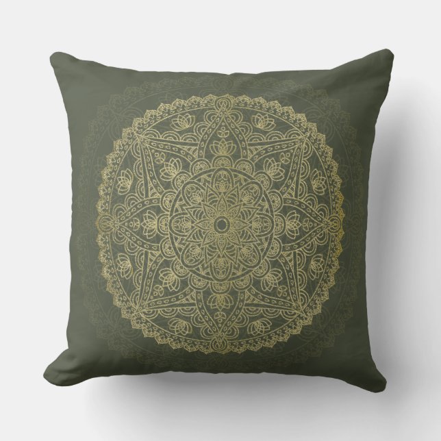 Mandala oriental - Coussin (Recto)