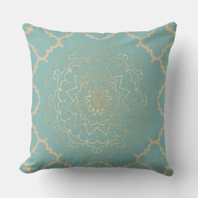 Mandala oriental - Coussin (Recto)