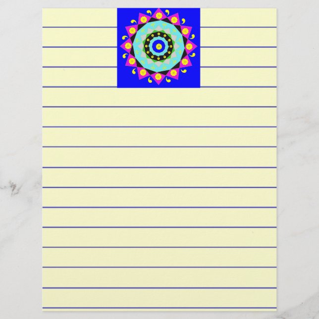 Mandala : Papeterie décorative (Devant)