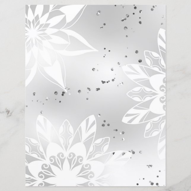 Mandala pastel gris (Devant)