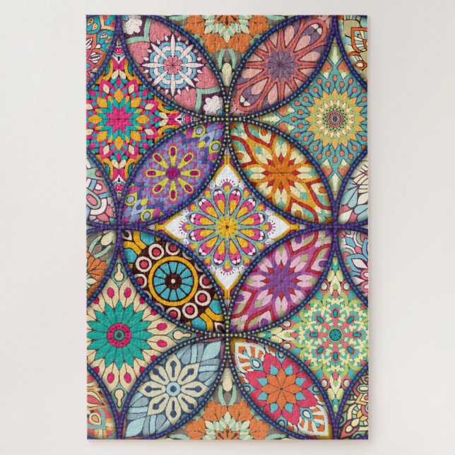 Mandala Pattern - Puzzle (Vertical)