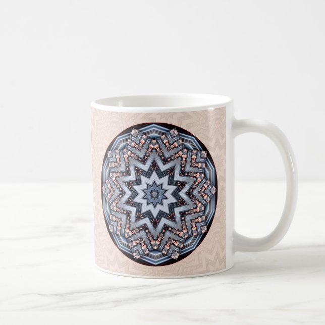 Mandala plié de coutume d'angles • Tasse (Droite)