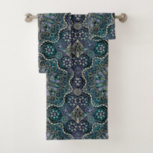 Mandala pourpre frais de Boho de Nouveau-Âge de