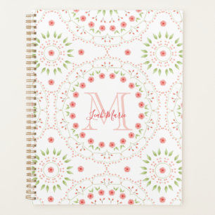 Mandala rose floral Monogramme