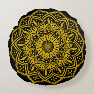 Mandala Round Coussin