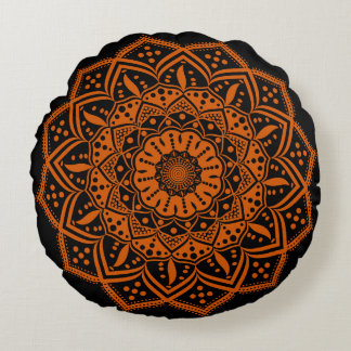 Mandala Round Coussin