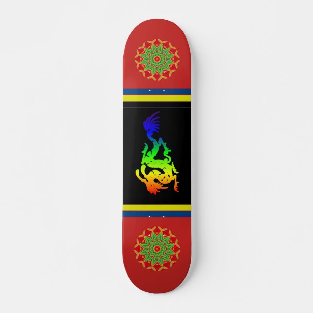 Mandala Skateboard (Devant)
