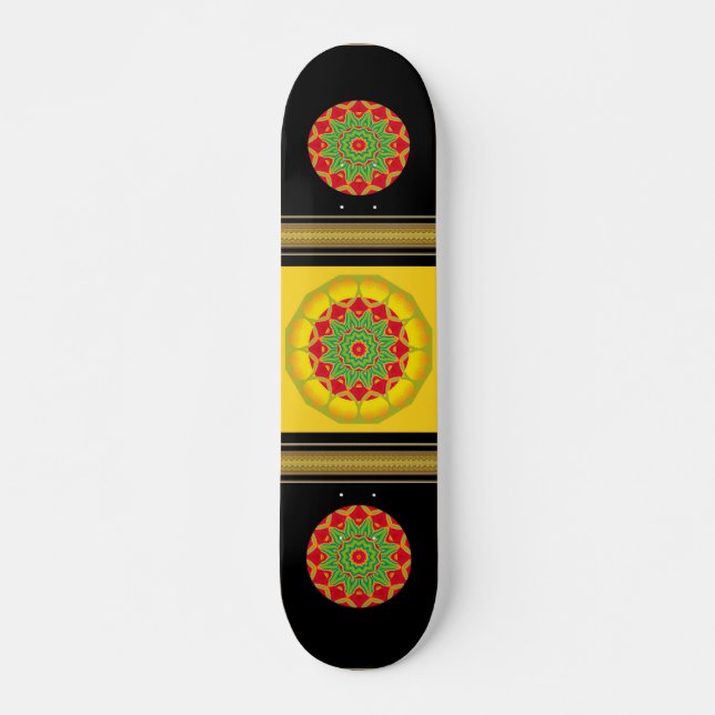 Mandala Skateboard (Devant)