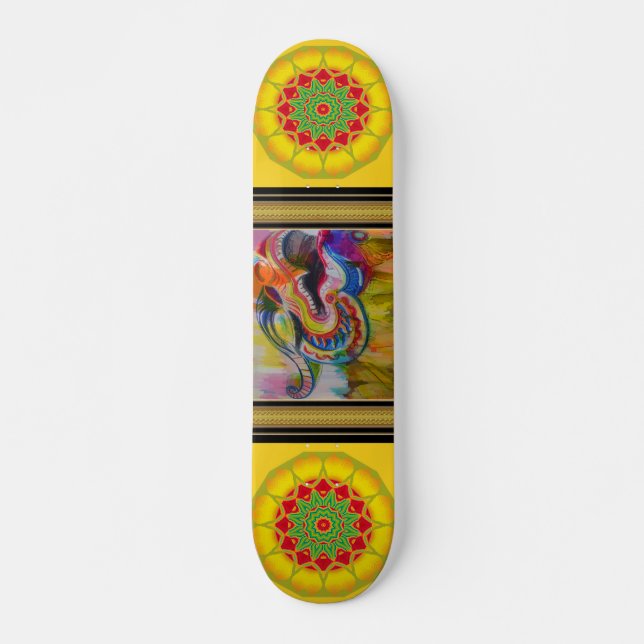 Mandala Skateboard (Devant)