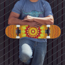 Mandala Style Design #3 Skateboard