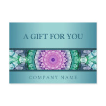 Mandala turquoise nénuphar moderne