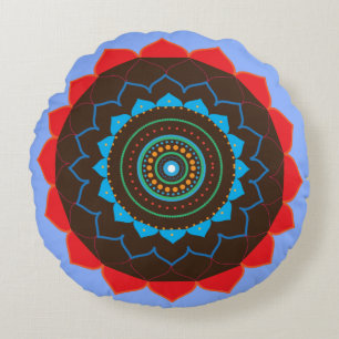 Mandala vecteur Art, coussin rond