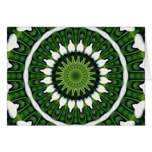 Mandala vert tropical