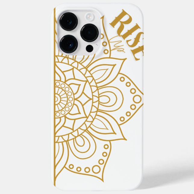 Mandala vibe - iphone 14 pro max coque (Verso)