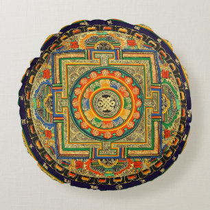 Mandala Yoga Round Coussin