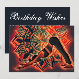 Mandala Yoga spirituel personnalisé Joyeux anniver