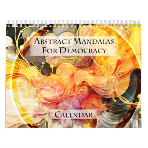 Mandalas Abstraits pour Calendrier de la Démocrati