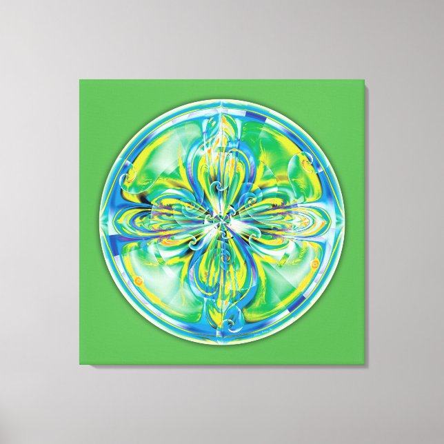 Mandalas de guérison et d'éveil, No.6, Toile (Recto)