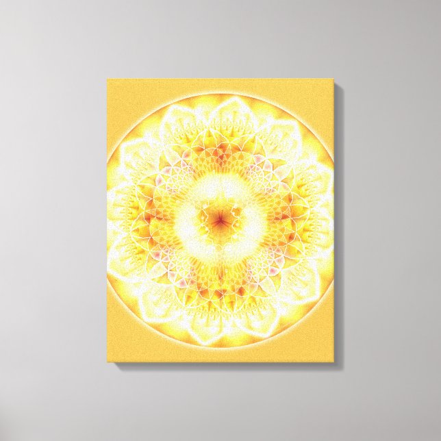 Mandalas de guérison et éveil, no 1, toile (Recto)