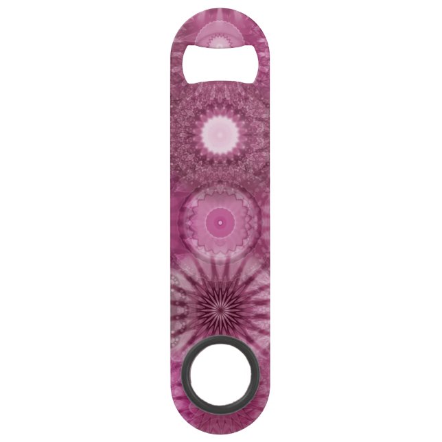 Mandalas Magenta Motif Abstrait Orné (Devant)